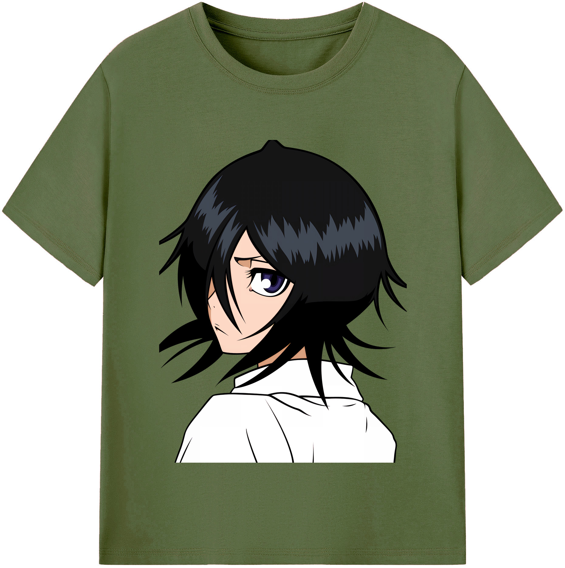 （画像用） ブリーチ 朽木ルキア BLEACH Kuchiki Rukia 綿100％半袖Tシャツ（フロントプリント）
